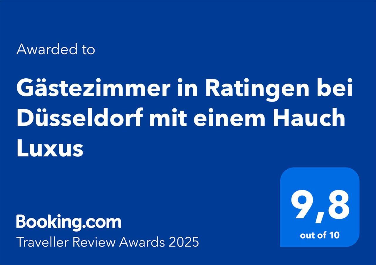 Gaestezimmer In Ratingen Bei Duesseldorf Mit Einem Hauch Luxus Exterior photo